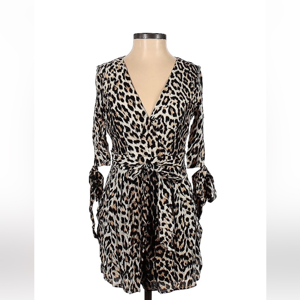 Leopard Tied Romper - Seek the Label - New With Tags